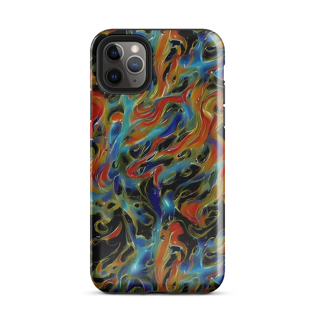 Molten Echoes on Tough Case for iPhone® — Front