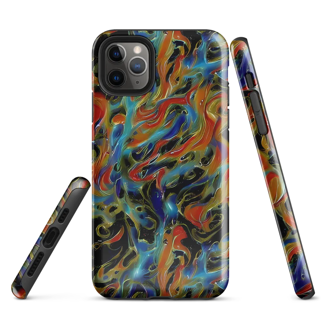 Molten Echoes on Tough Case for iPhone® — Front