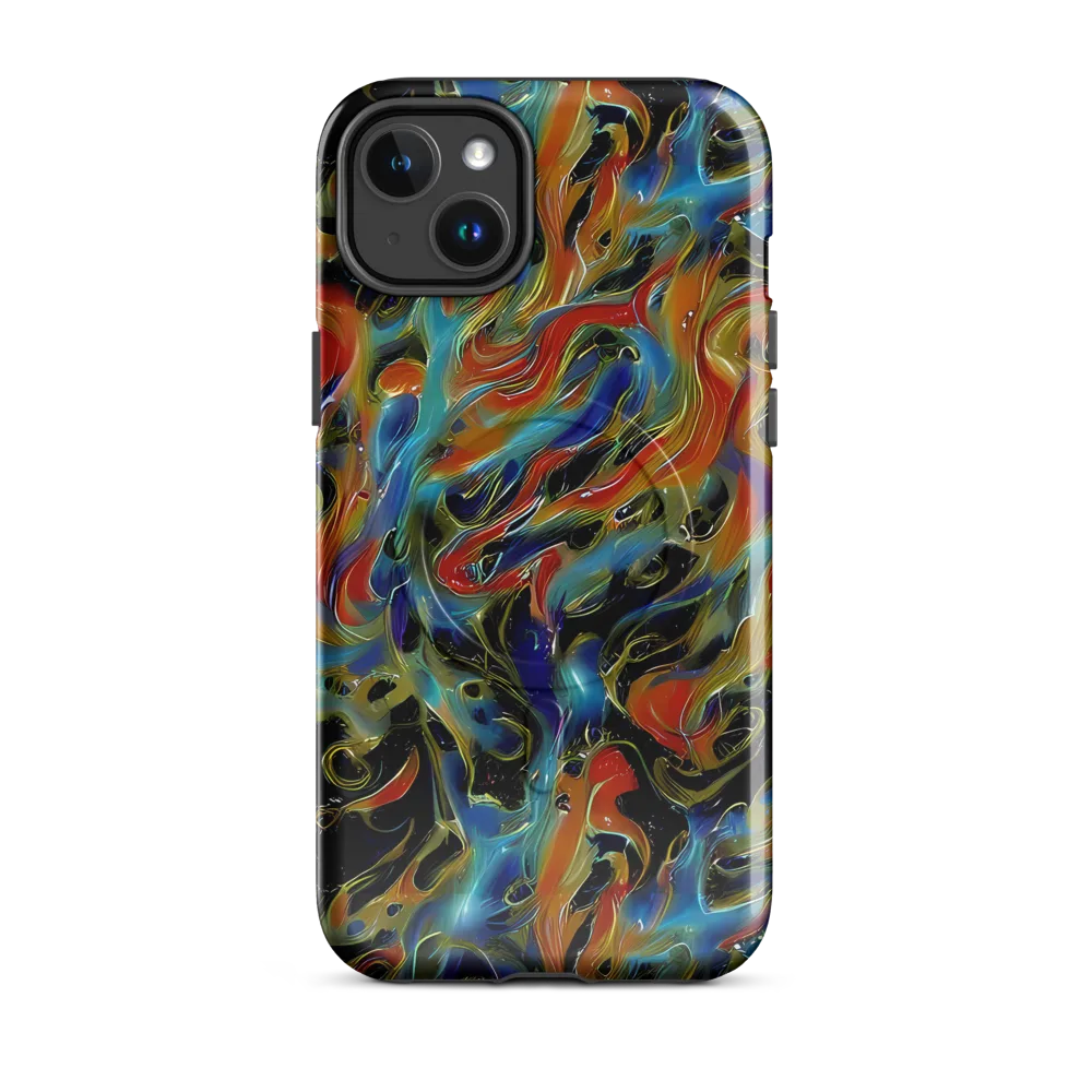 Molten Echoes on MagSafe Tough Case for iPhone® — Front