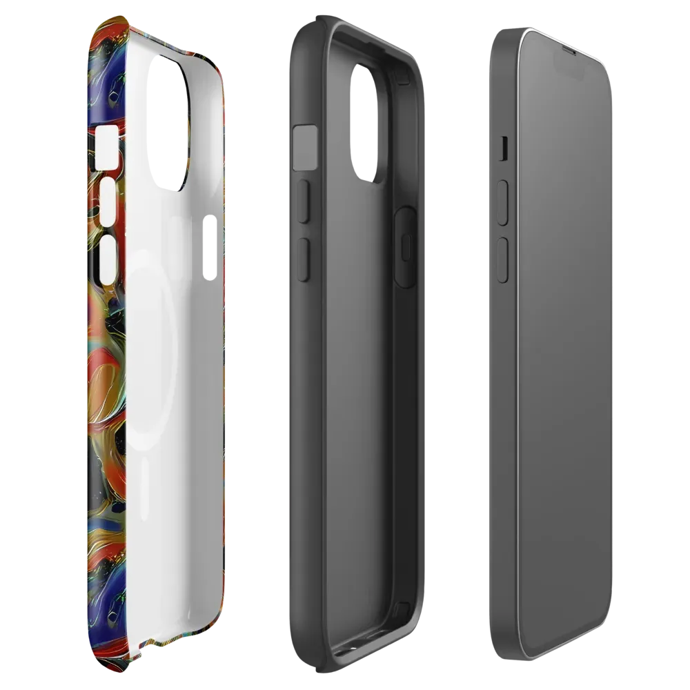 Molten Echoes on MagSafe Tough Case for iPhone® — Front