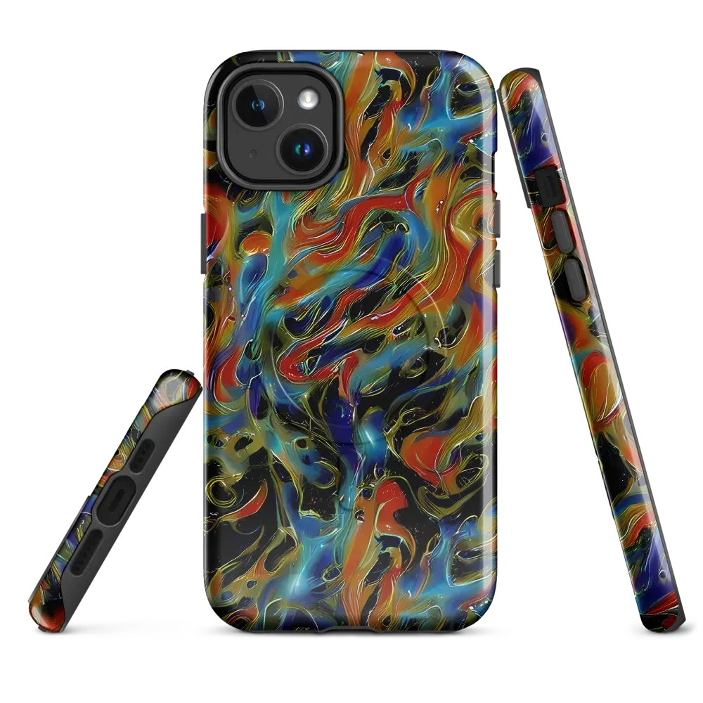 Molten Echoes on MagSafe Tough Case for iPhone® — Front