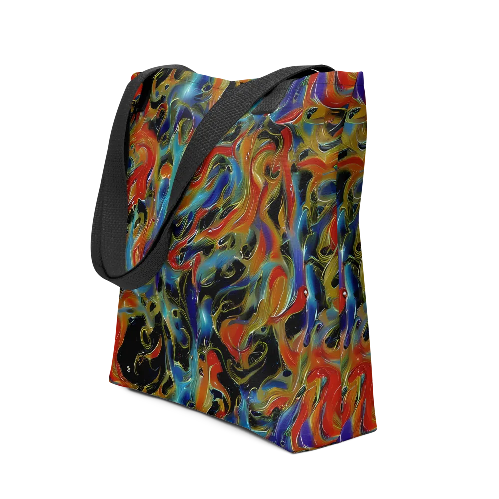 Molten Echoes on Tote Bag — Front