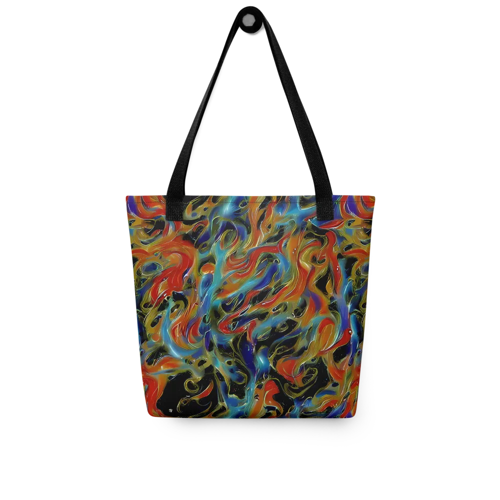 Molten Echoes on Tote Bag — Front