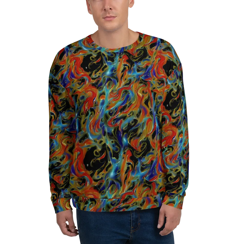 Molten Echoes on Sweatshirt — Front