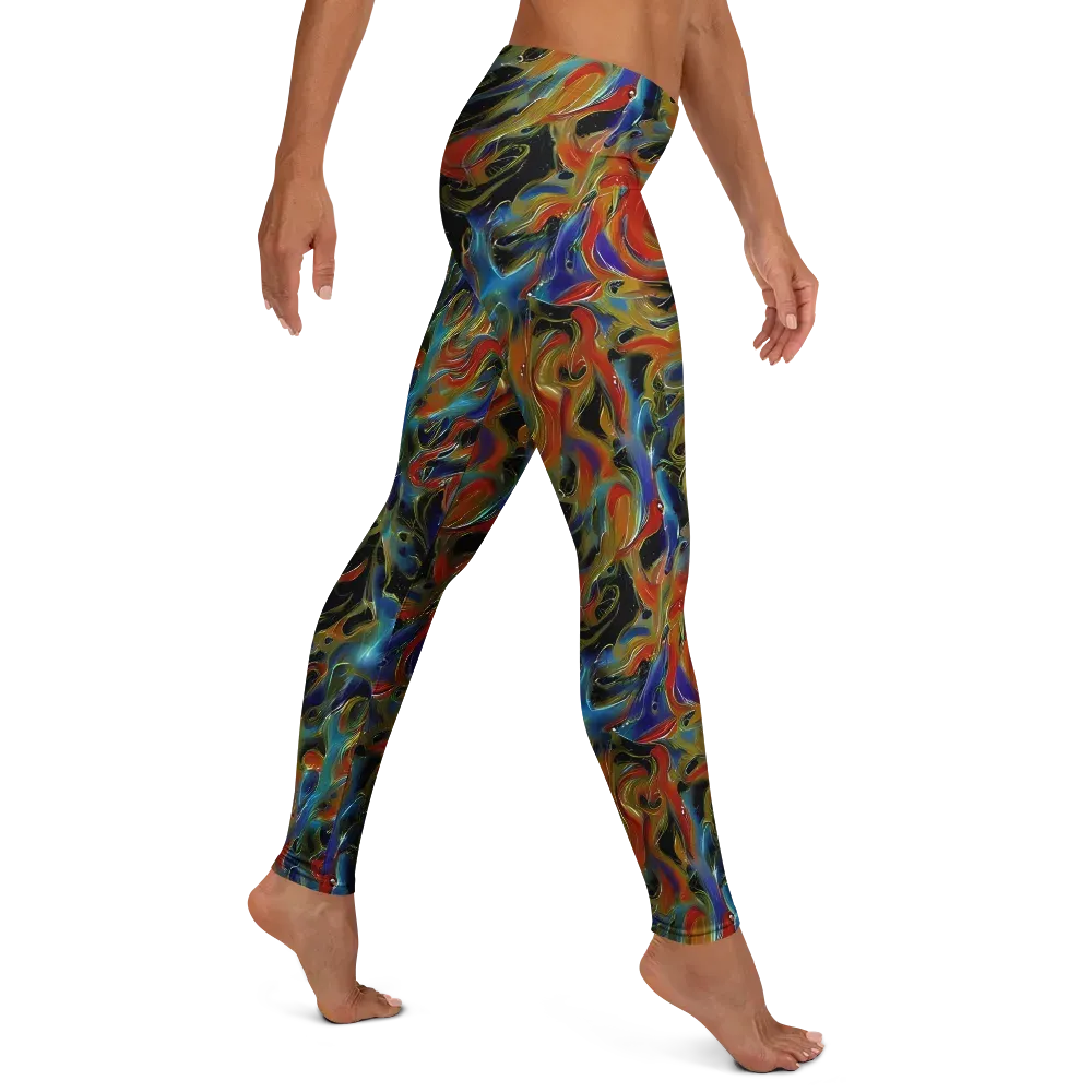 Molten Echoes on Leggings — Right