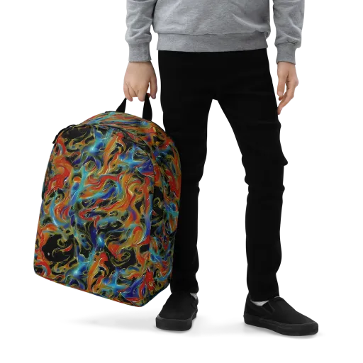 Molten Echoes on a Minimalist Backpack