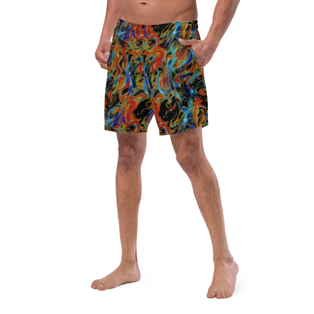Molten Echoes on Swim Trunks — Left Front