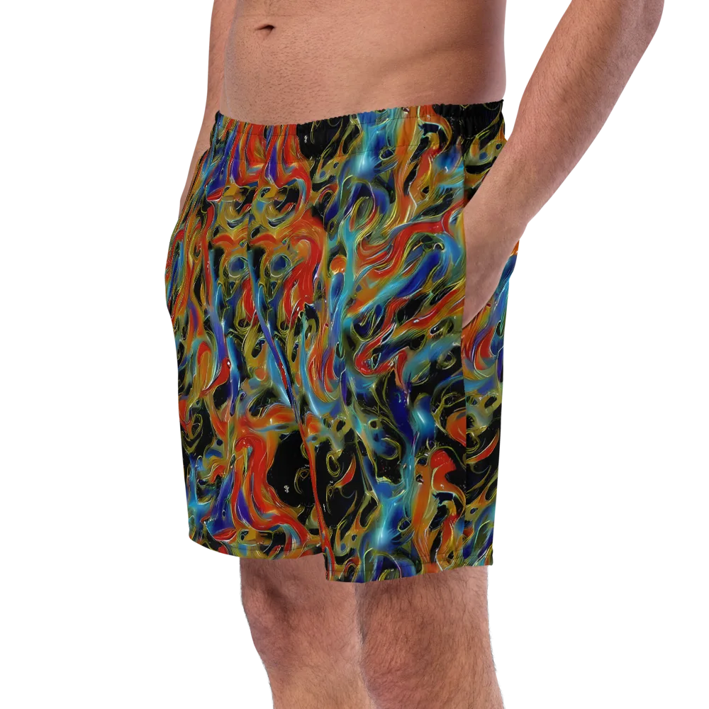 Molten Echoes on Swim Trunks — Left Front