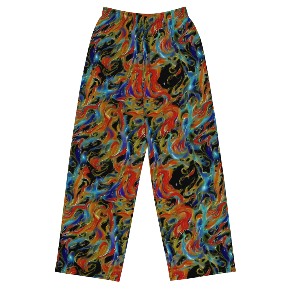 Molten Echoes on Wide-Leg Pants — Front
