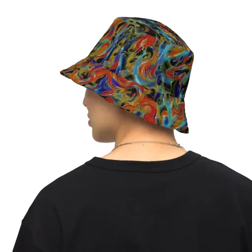 Molten Echoes on a Reversible Bucket Hat