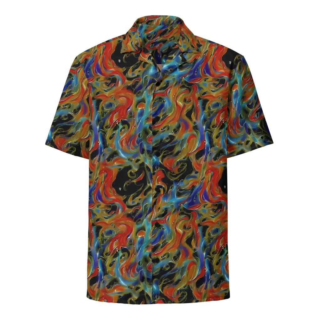 Molten Echoes on Button Shirt — Front