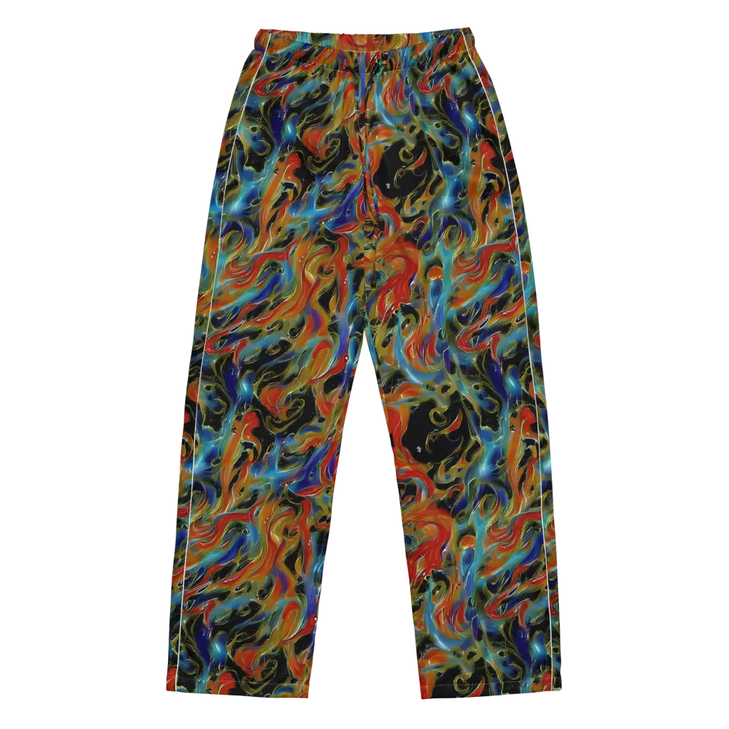 Molten Echoes on Women's Pajama Pants — Front