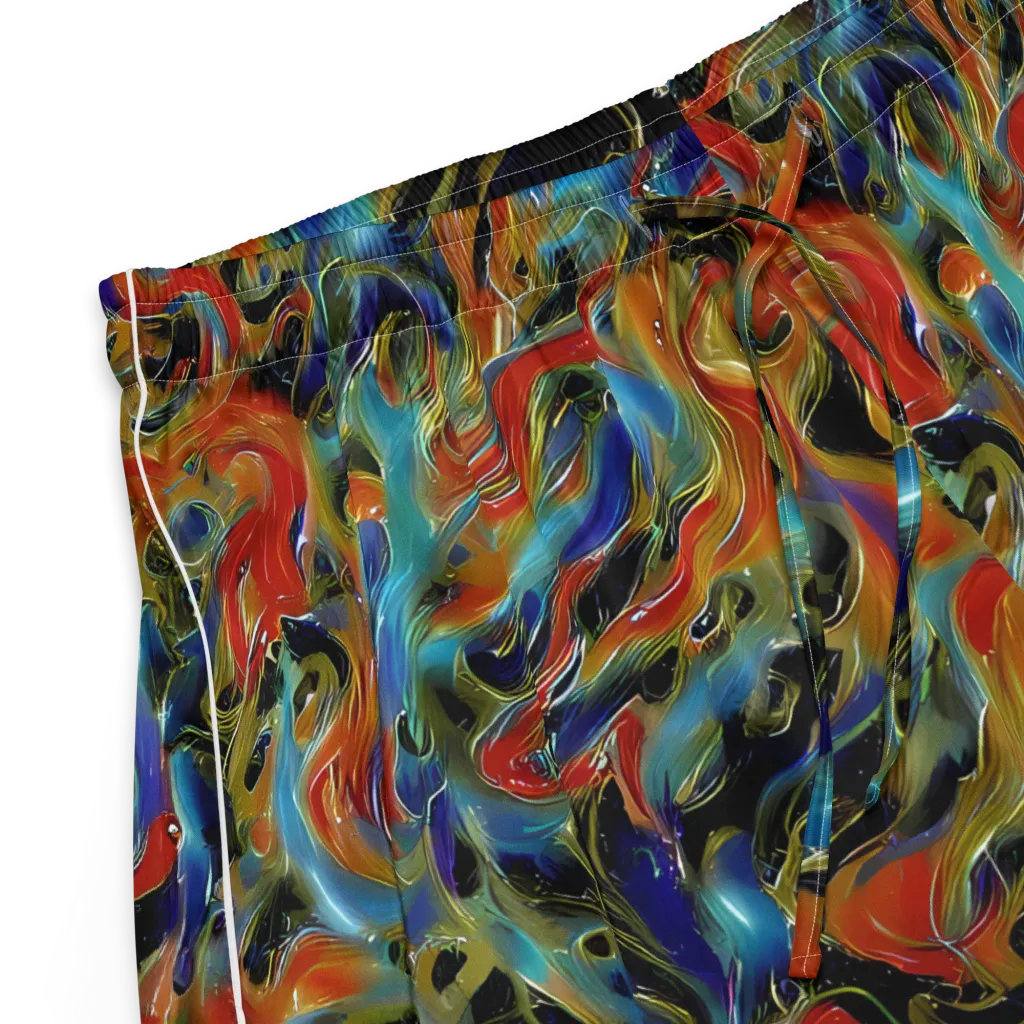 Molten Echoes on Women's Pajama Shorts — Product details
