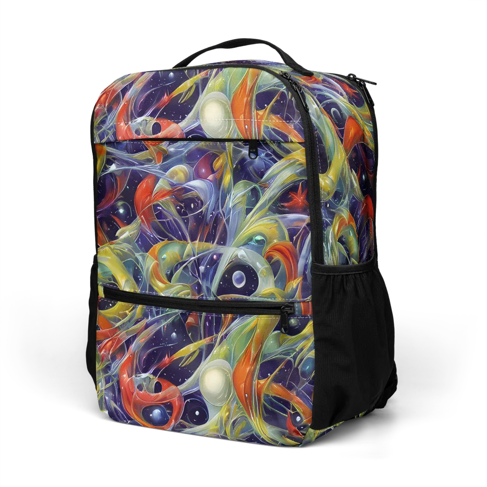 Cosmic Conservatory on Utility Backpack — Left Front