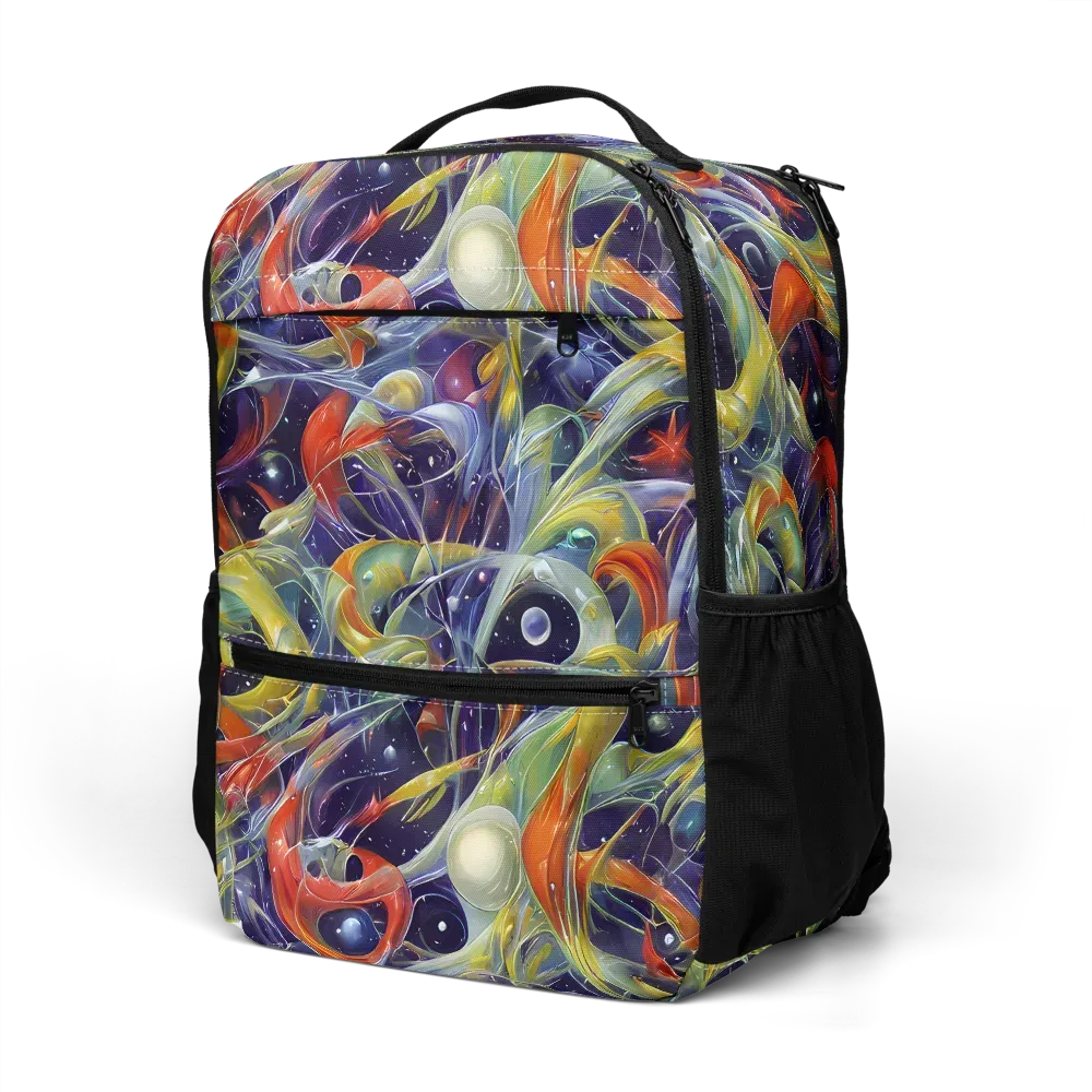 Cosmic Conservatory on Utility Backpack — Left Front