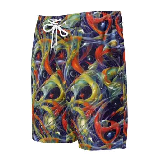 Cosmic Conservatory on a Men's Board Shorts