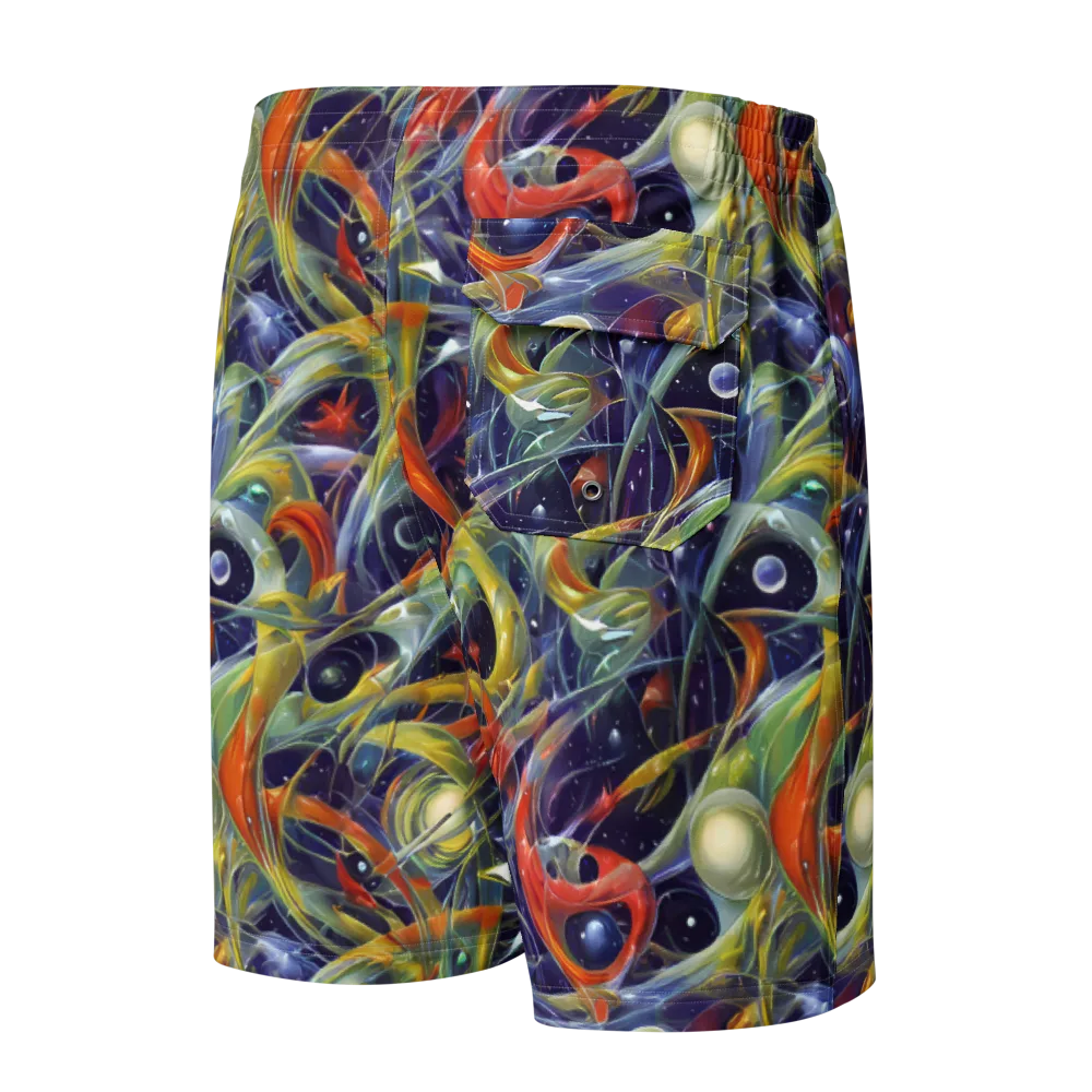 Cosmic Conservatory on Men's Board Shorts — Back