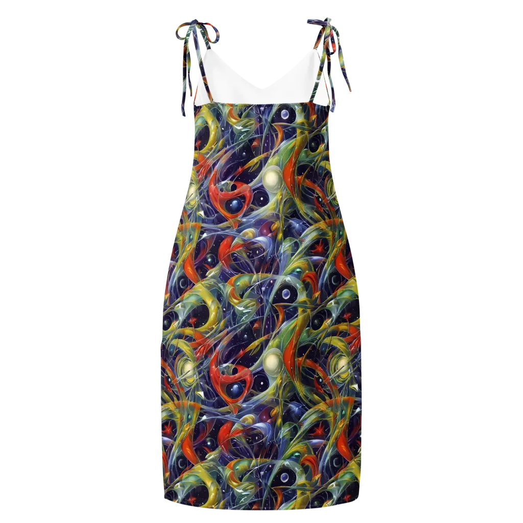 Cosmic Conservatory on Slip Dress — Back