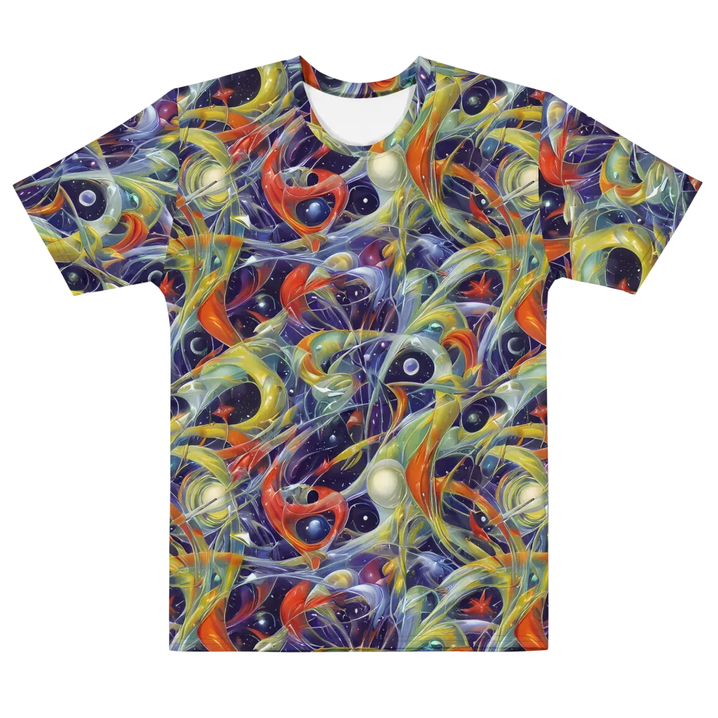 Cosmic Conservatory on Men's Cotton Crew Neck T-Shirt — Front