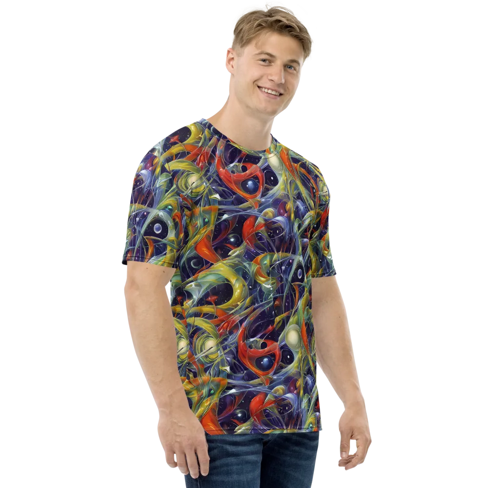 Cosmic Conservatory on Men's Crew Neck T-Shirt — Right