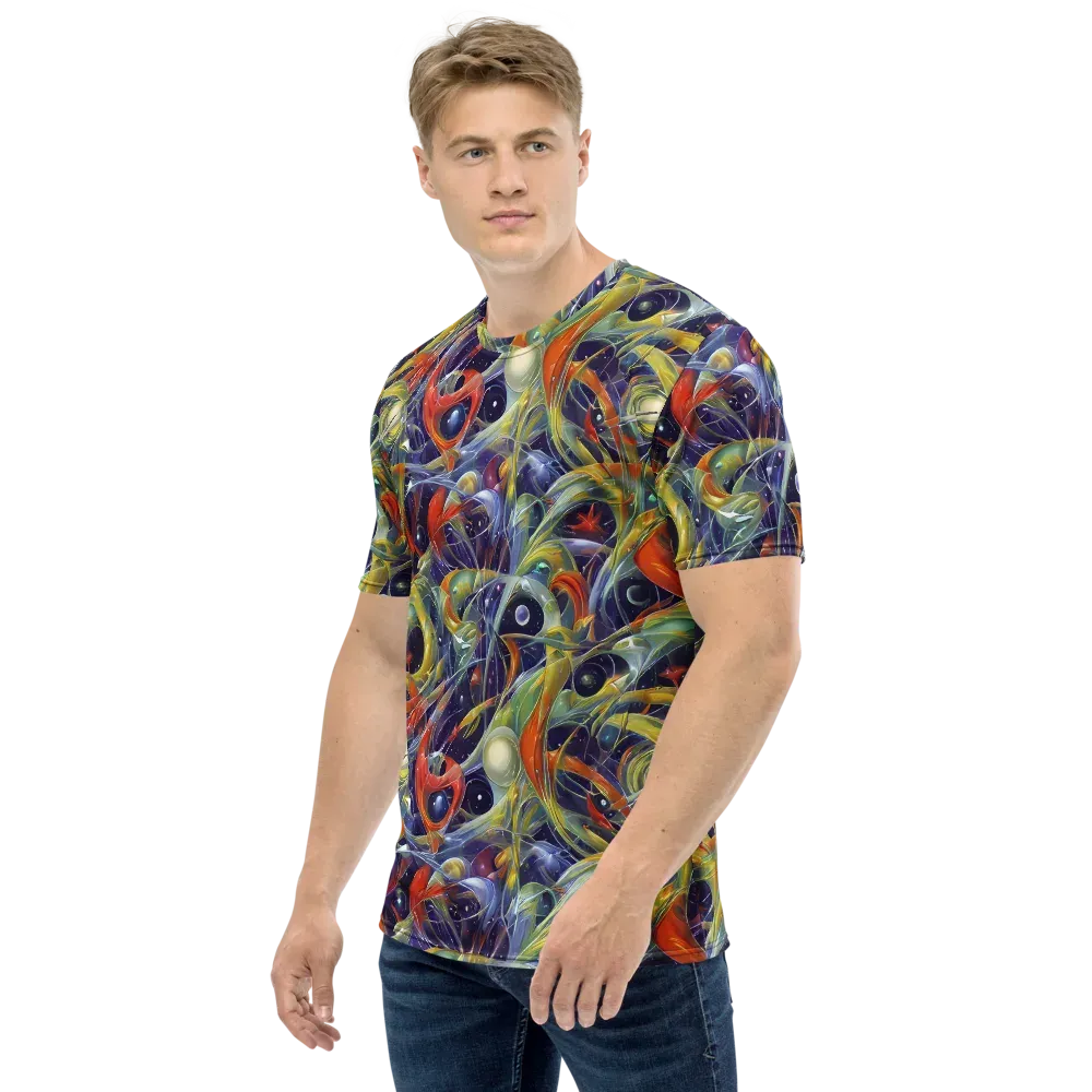 Cosmic Conservatory on Men's Crew Neck T-Shirt — Left