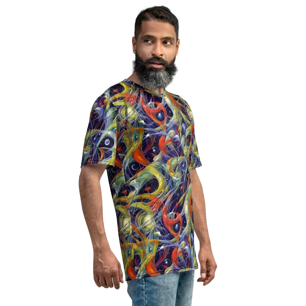 Cosmic Conservatory on Men's Crew Neck T-Shirt — Right