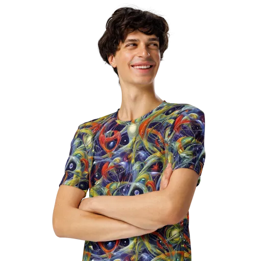 Cosmic Conservatory on a Men's Crew Neck T-Shirt