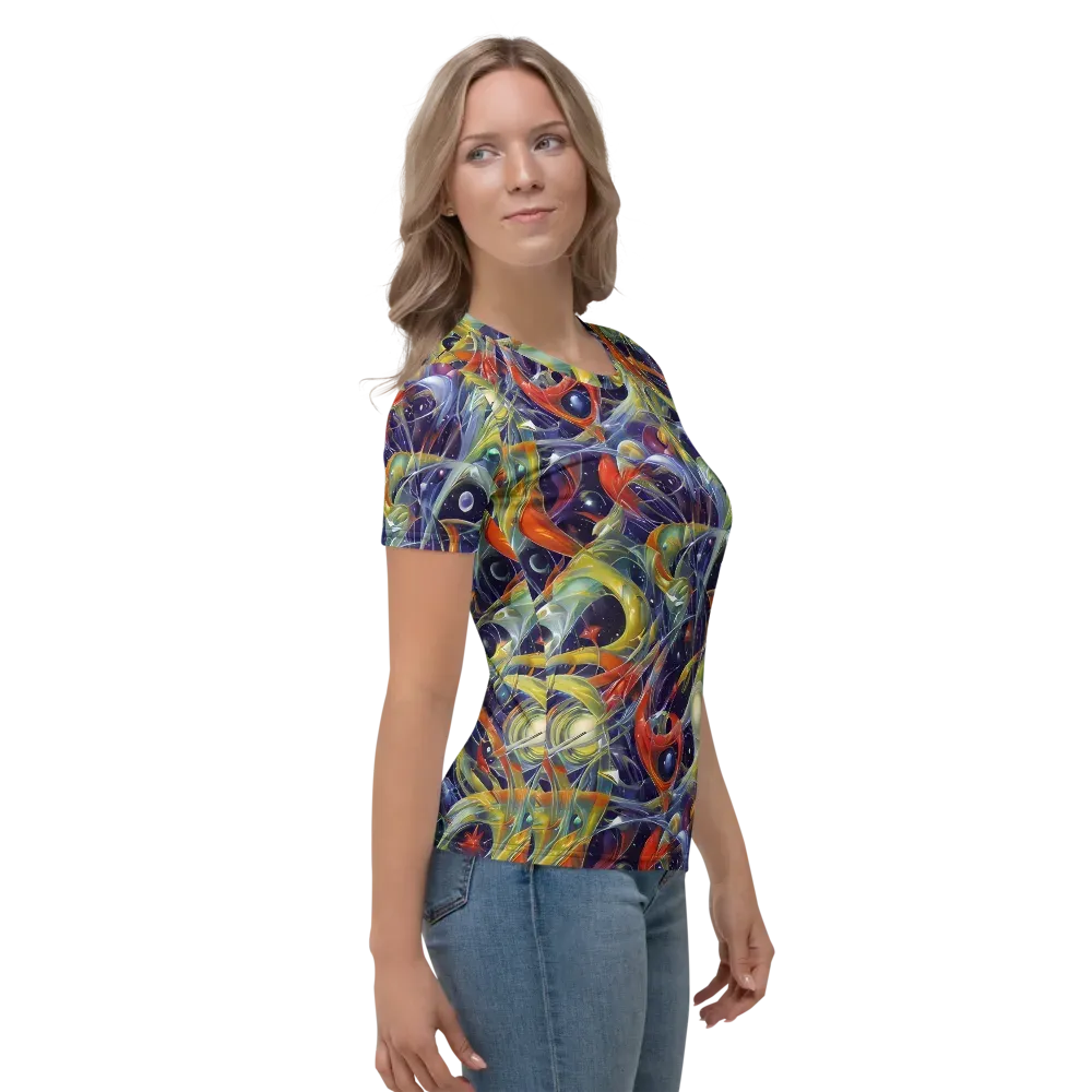 Cosmic Conservatory on Women's Crew Neck T-Shirt — Right