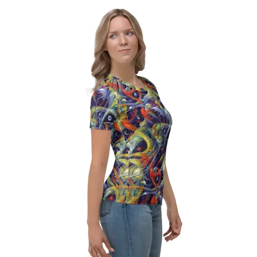 Cosmic Conservatory on a Women's Crew Neck T-Shirt
