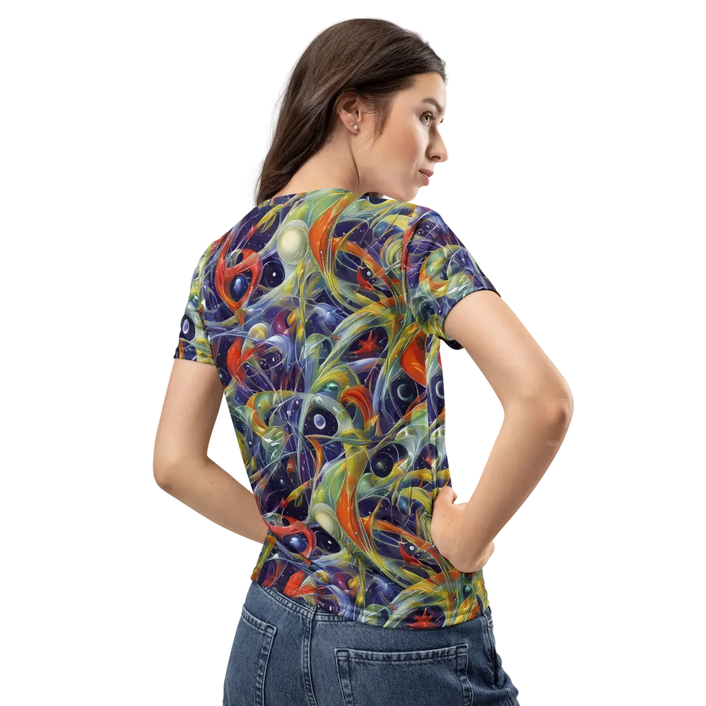 Cosmic Conservatory on Women's Crew Neck T-Shirt — Back