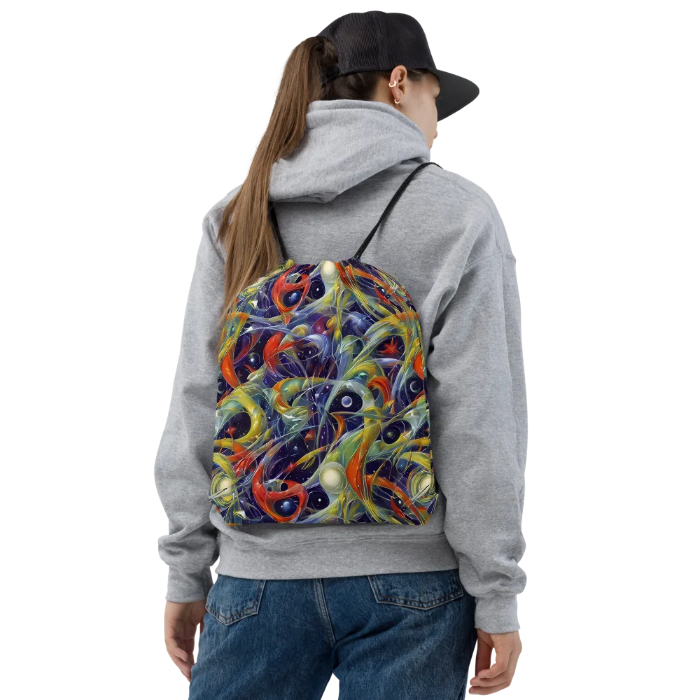 Cosmic Conservatory on Drawstring Bag — Front
