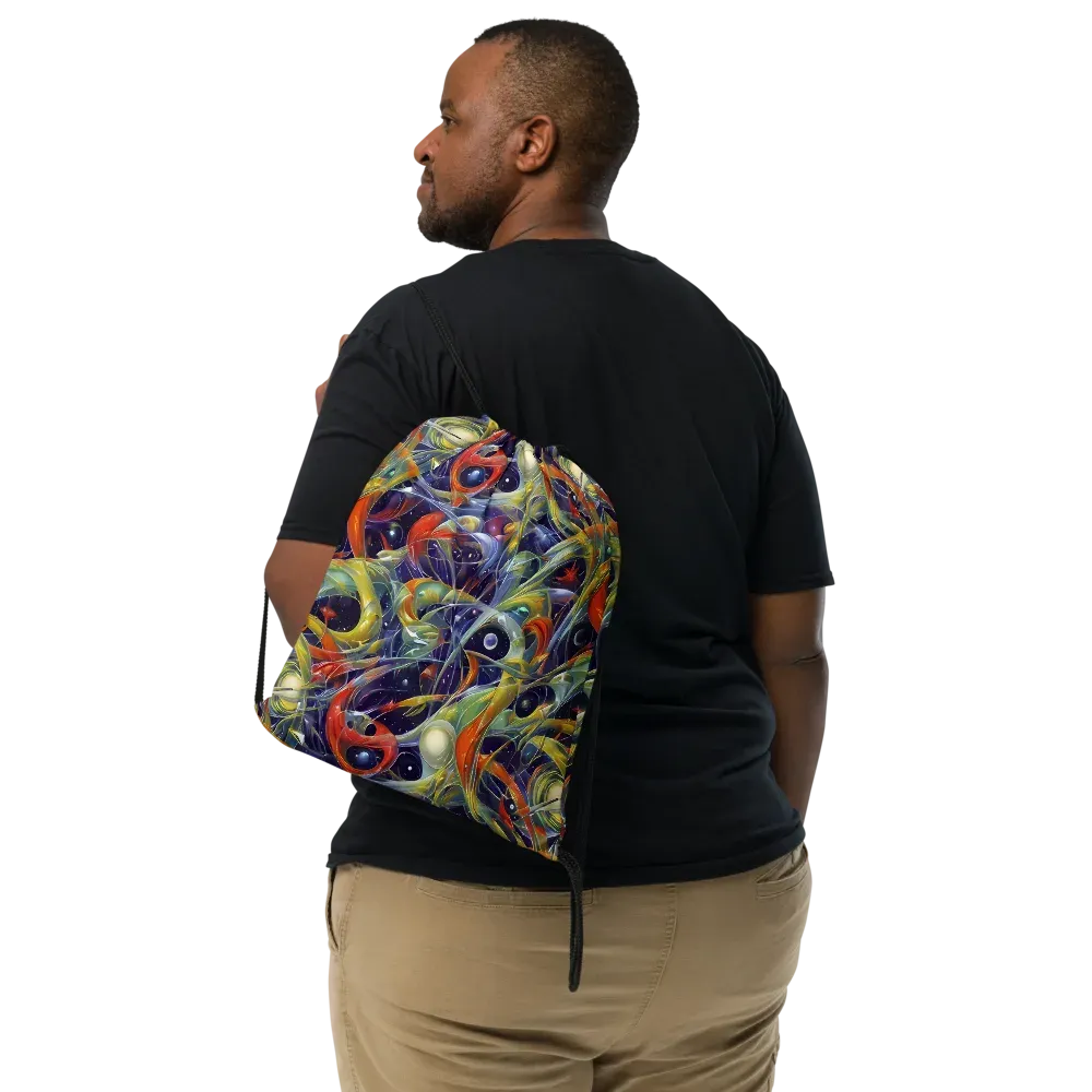 Cosmic Conservatory on Drawstring Bag — Front