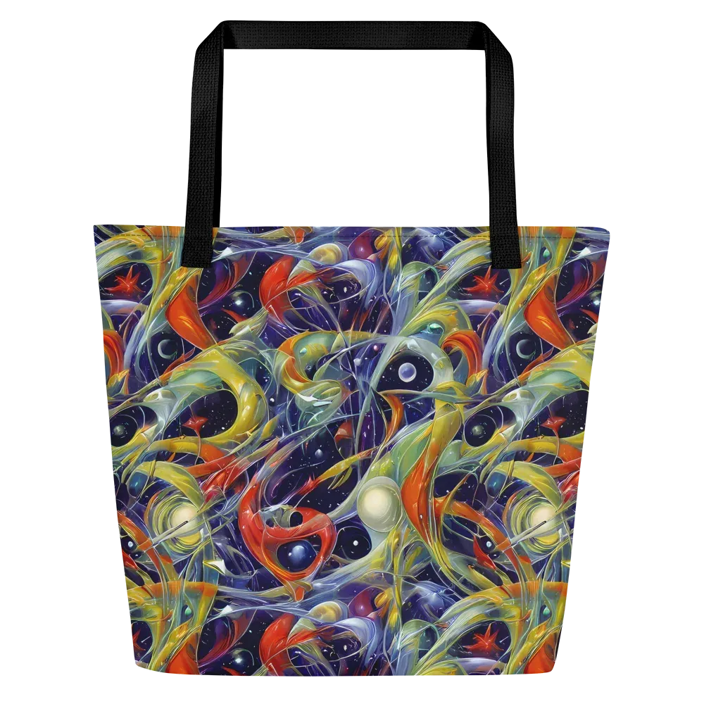 Cosmic Conservatory on Large Tote Bag W/ Pocket — Front