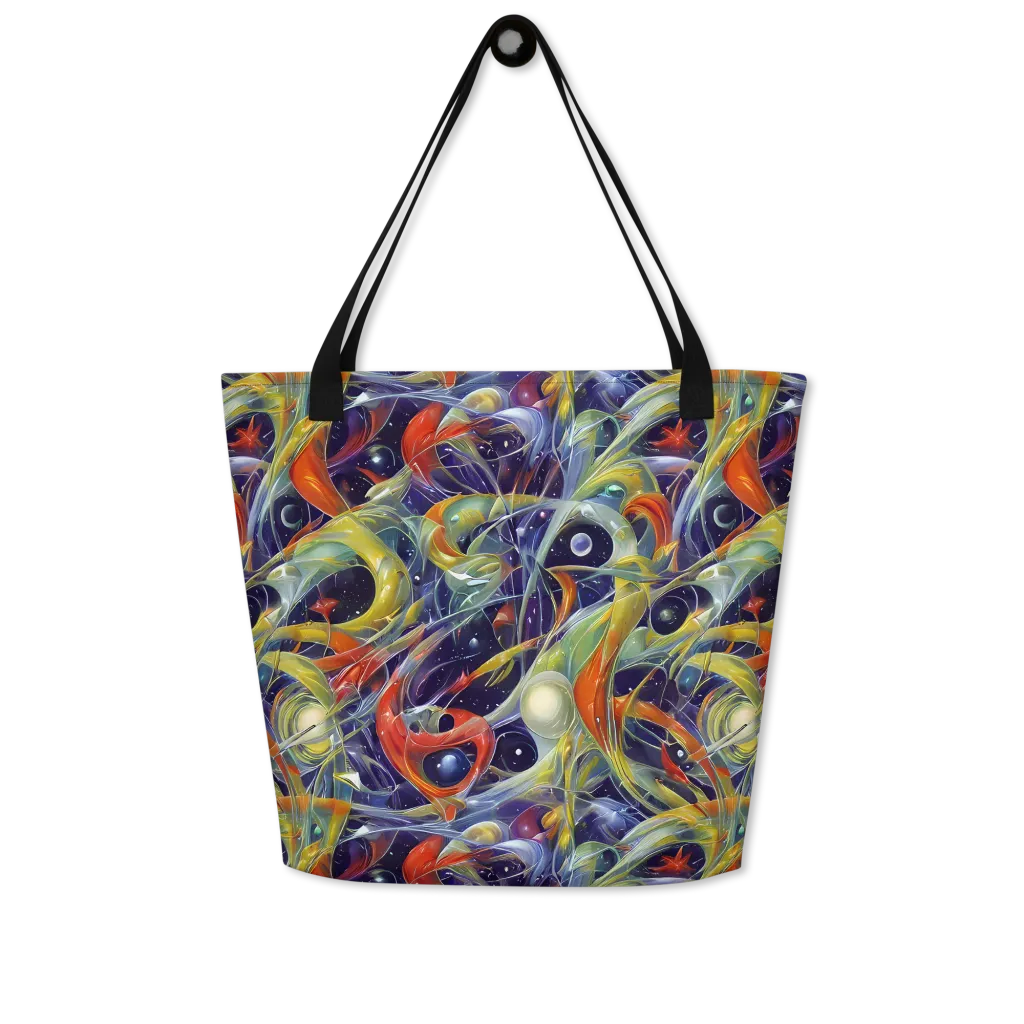 Cosmic Conservatory on Large Tote Bag W/ Pocket — Front