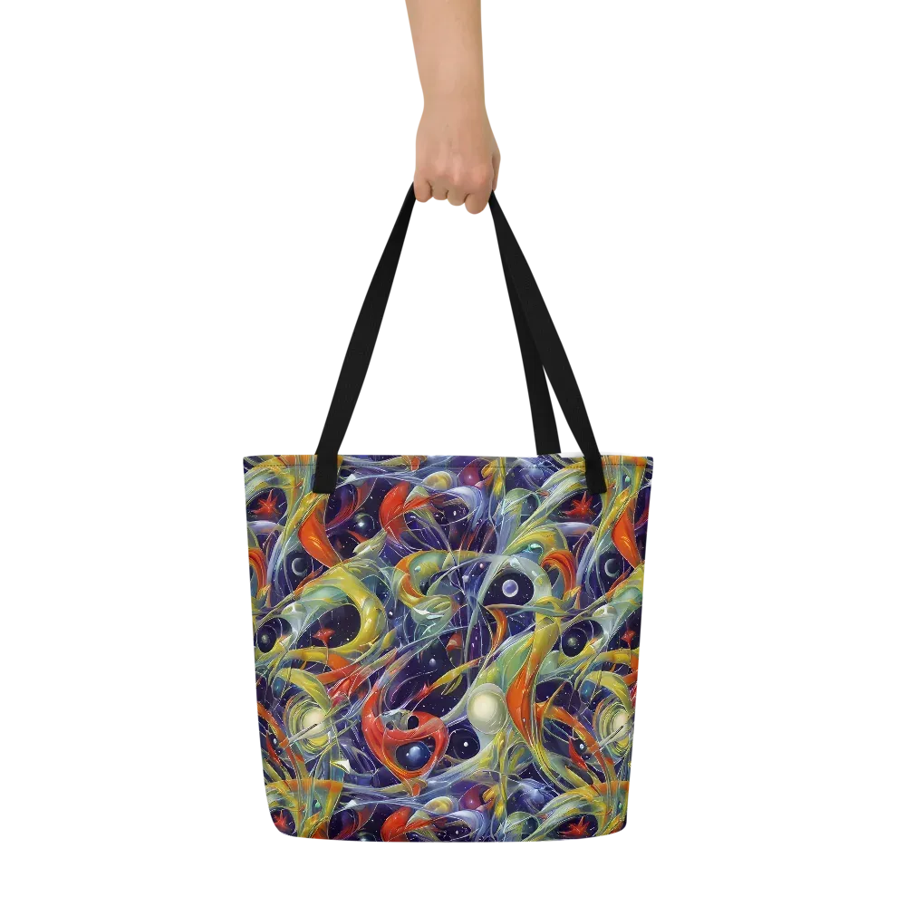 Cosmic Conservatory on Large Tote Bag W/ Pocket — Front