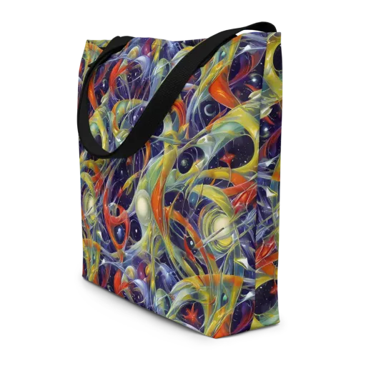 Cosmic Conservatory on a Large Tote Bag W/ Pocket