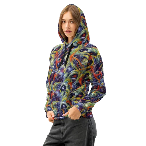 Cosmic Conservatory on a Cotton Hoodie