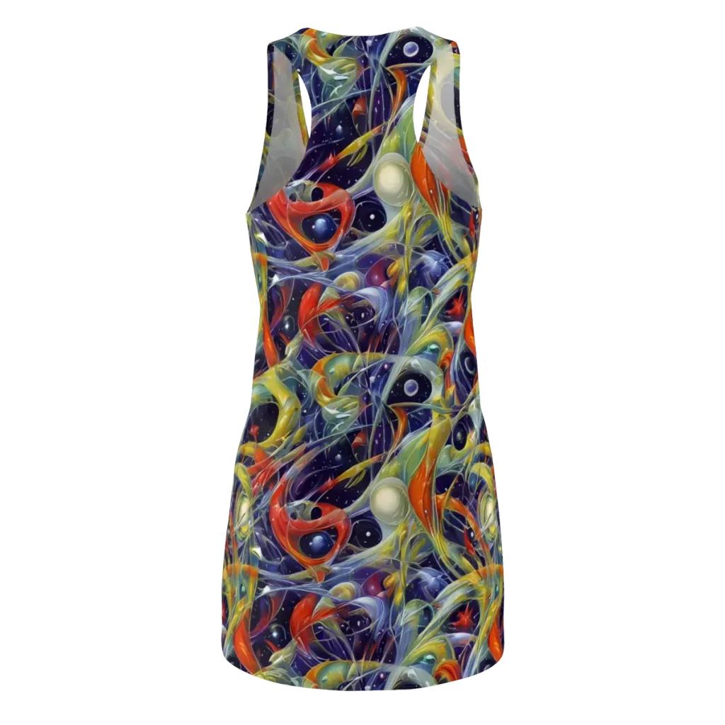 Cosmic Conservatory on Racerback Dress — Back