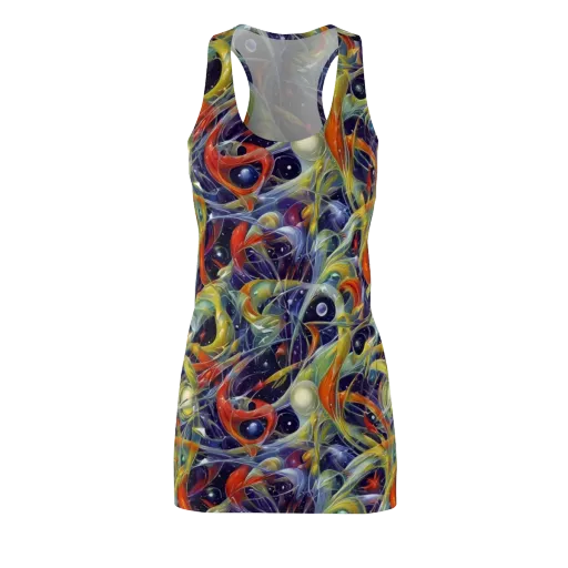 Cosmic Conservatory on a Racerback Dress