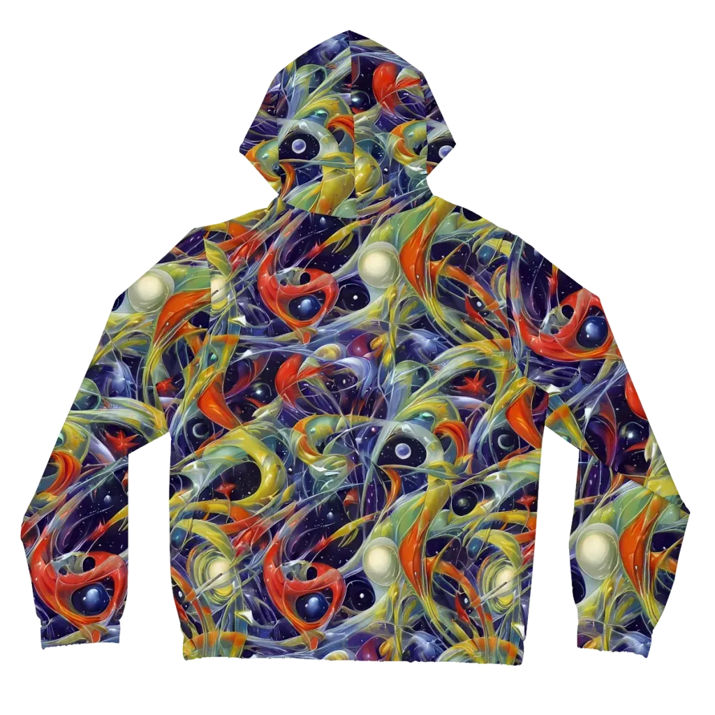 Cosmic Conservatory on Women's Full-Zip Hoodie — Back
