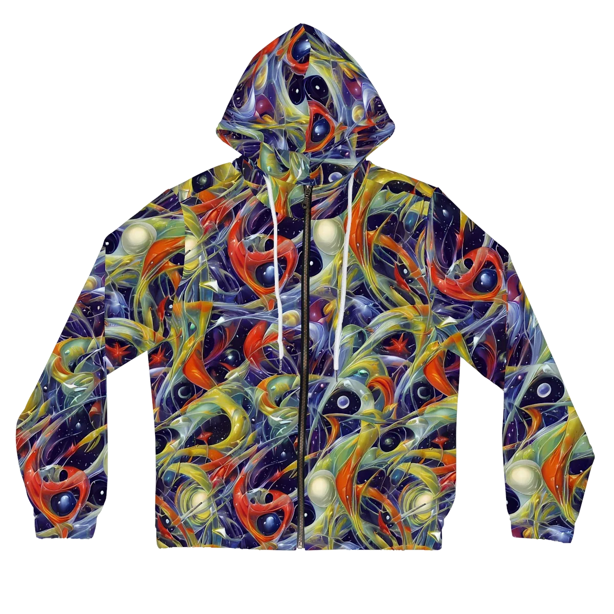 Cosmic Conservatory on Women's Full-Zip Hoodie — Front