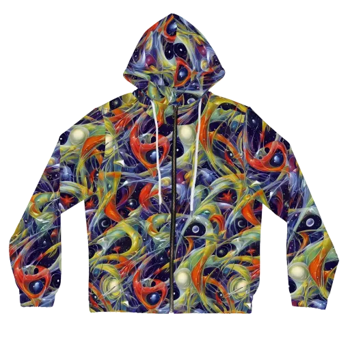 Cosmic Conservatory on a Women's Full-Zip Hoodie