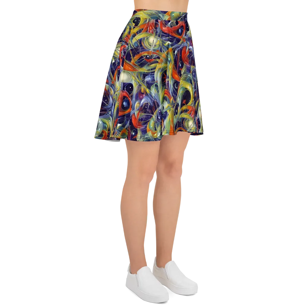 Cosmic Conservatory on Skater Skirt — Right