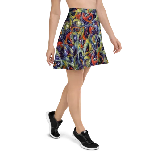 Cosmic Conservatory on a Skater Skirt