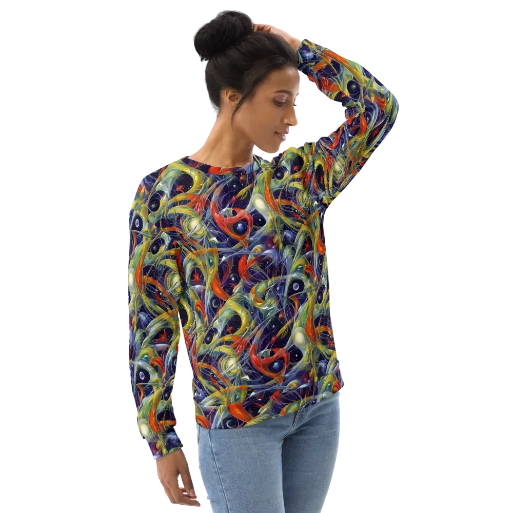 Cosmic Conservatory on Sweatshirt — Right Front