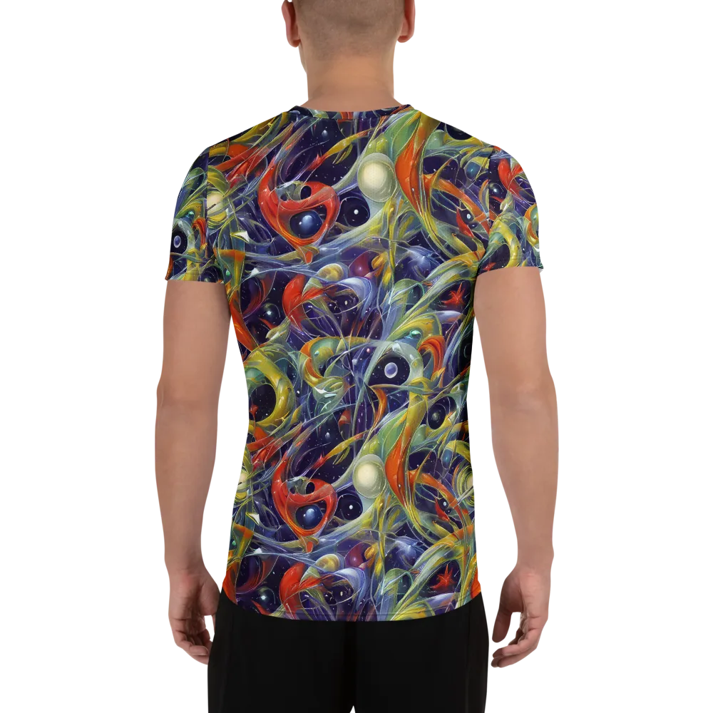 Cosmic Conservatory on Men's Athletic T-Shirt — Back