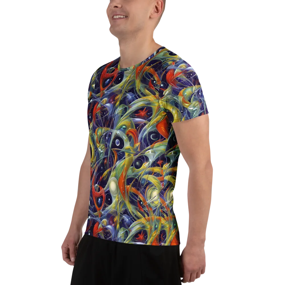 Cosmic Conservatory on Men's Athletic T-Shirt — Left