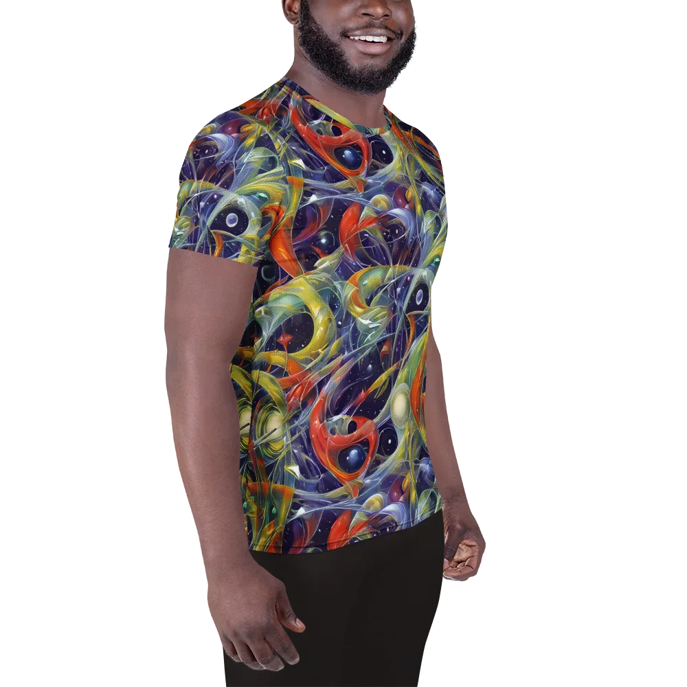 Cosmic Conservatory on Men's Athletic T-Shirt — Right