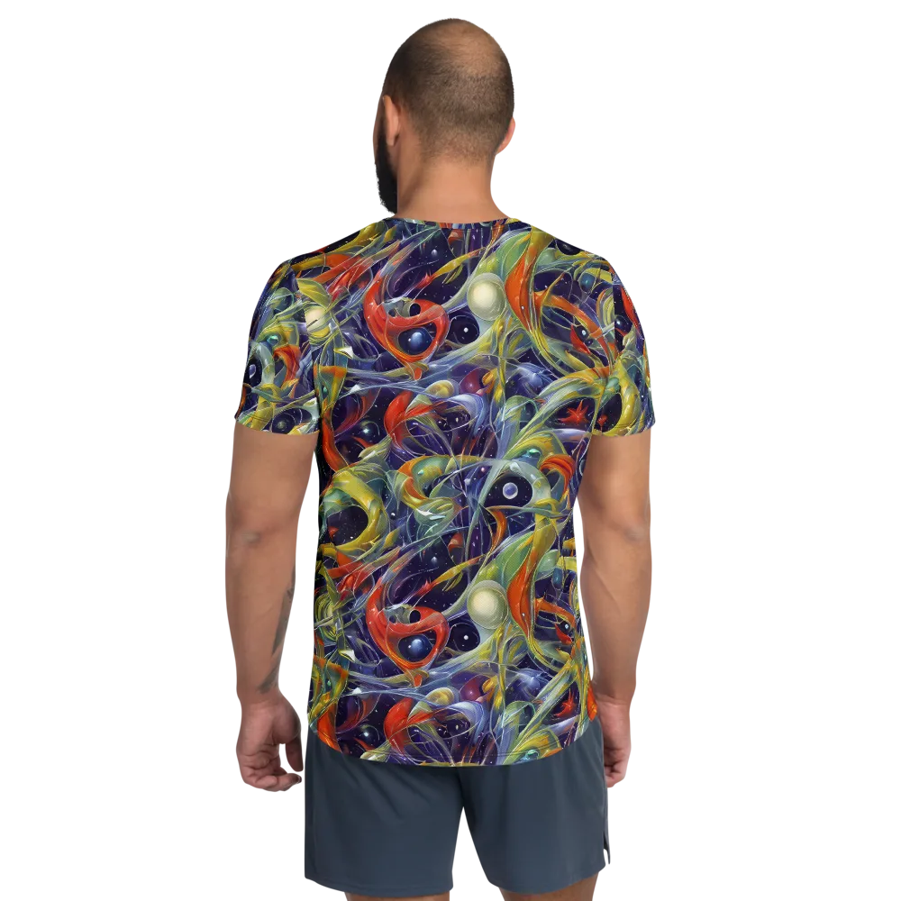 Cosmic Conservatory on Men's Athletic T-Shirt — Back
