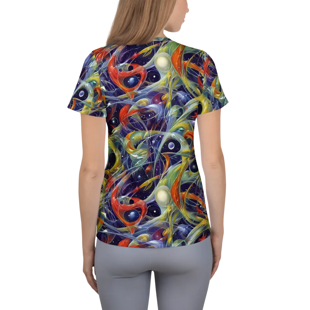 Cosmic Conservatory on Women's Athletic T-Shirt — Back